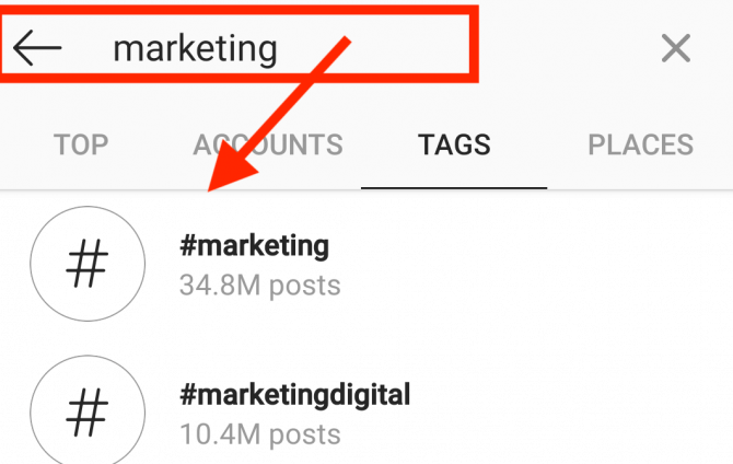 Tips to find instagram Hashtag