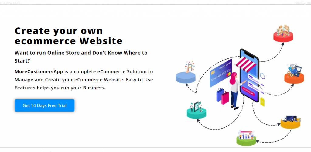 Create your ecommerce store signup now and get days free trial 