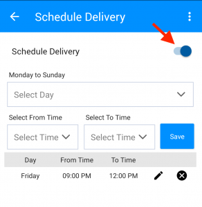 Enable Schedule Delivery on your Ecommerce Store