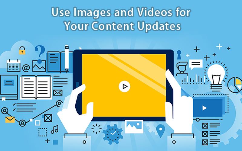 Use images and video in Content 