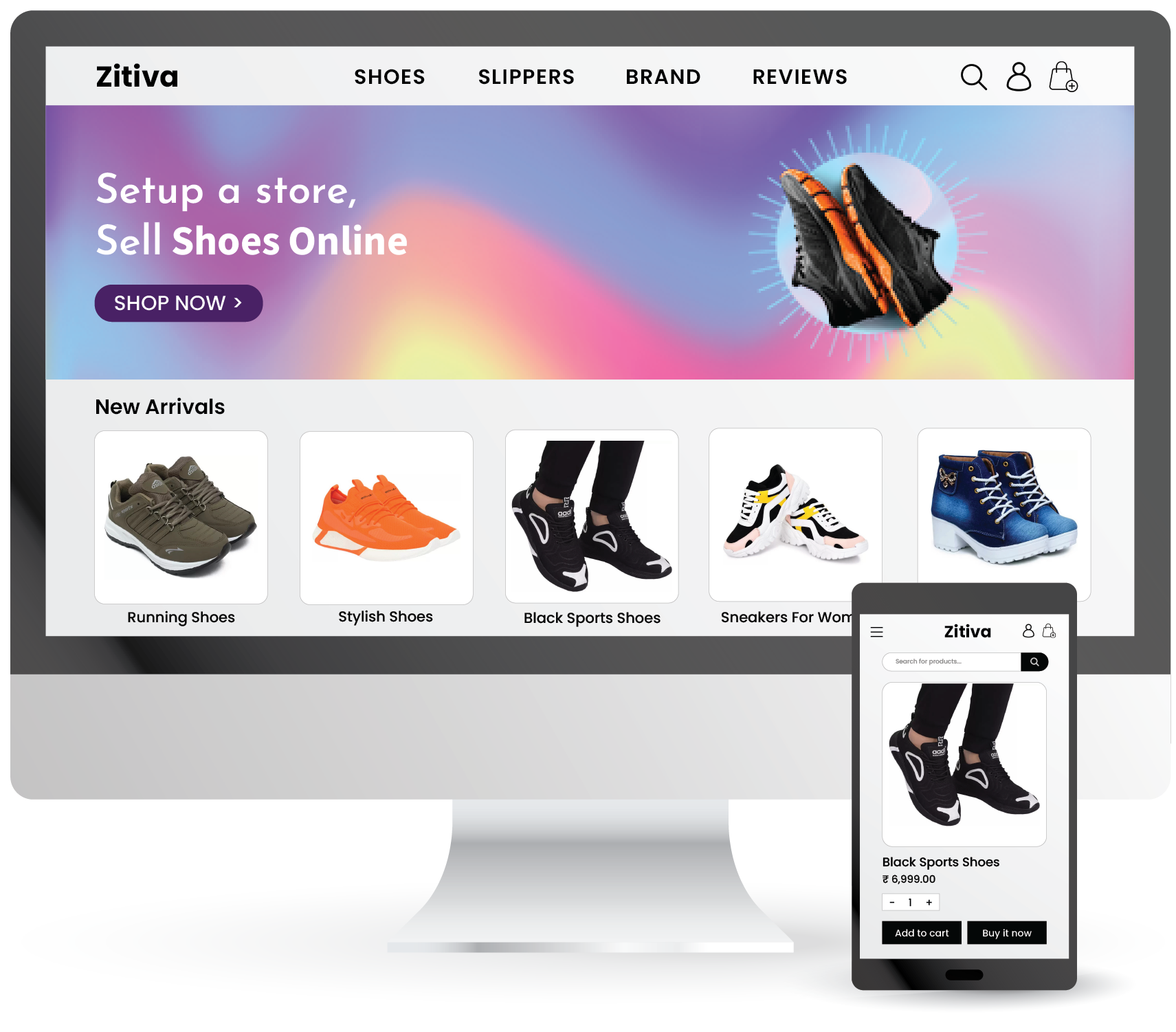 Online Shoes Store 1 